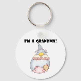 Grandma's Sunshine - Girl Tshirts and Gifts Key Ring