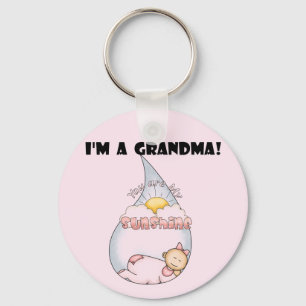 Grandma's Sunshine - Girl Tshirts and Gifts Key Ring