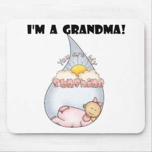 Grandma's Sunshine - Girl Tshirts and Gifts Mouse Mat