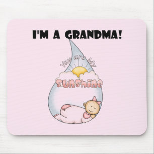 Grandma's Sunshine - Girl Tshirts and Gifts Mouse Mat
