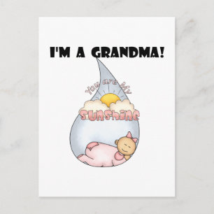 Grandma's Sunshine - Girl Tshirts and Gifts Postcard