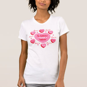 Grandma's Sweethearts Personalised Petite T-Shirt