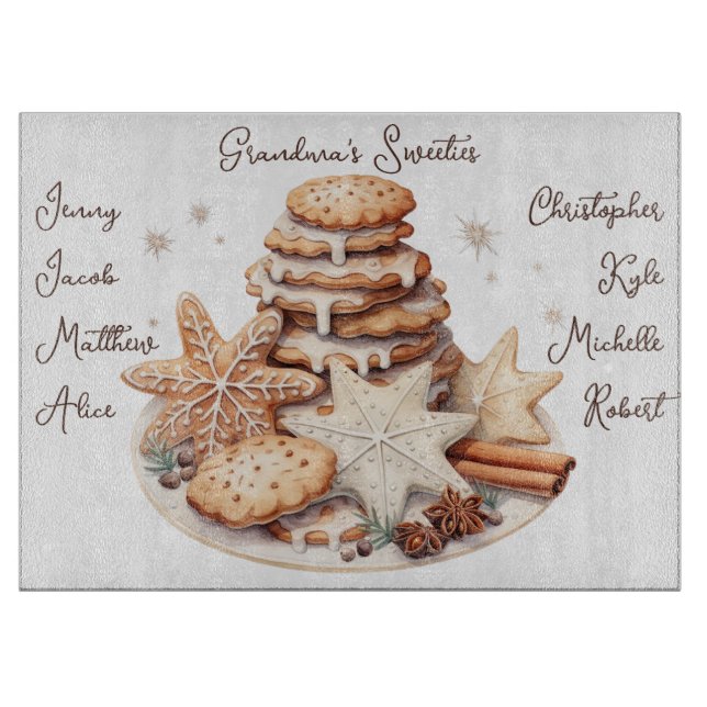 Grandma's Sweeties Cutting Board (Front)
