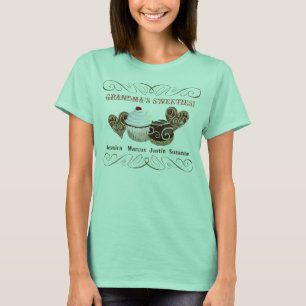 Grandma's Sweeties, Personalised Tee Shirt