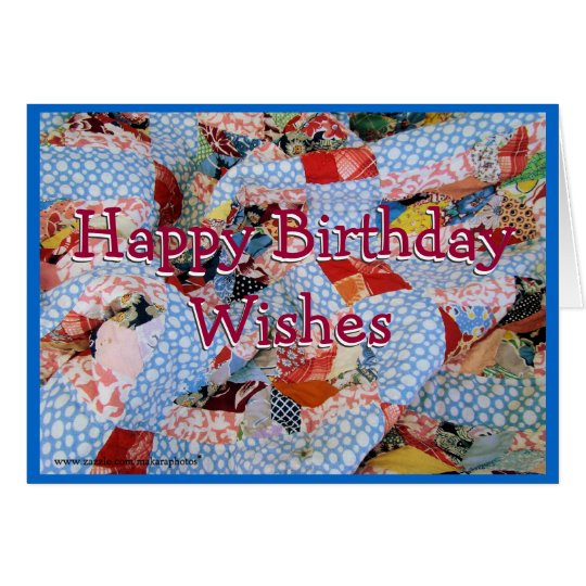 Grandma's vintage Quilt-customise any occasion Card
