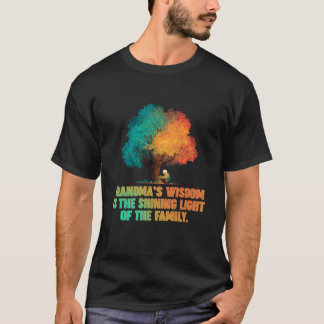 Grandmas Wisdom is The Shining Light of The Family T-Shirt