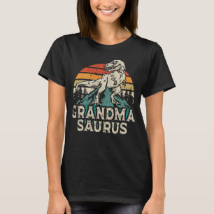 Grandmasaurus Dinosaur T Rex Grandma Saurus Funny T-Shirt