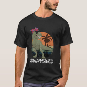 Grandmasaurus Gifts For Mother's Day T Rex Dinosau T-Shirt