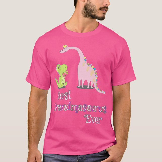 Grandmasaurus Rex Best Grandma Saurus Ever Dinosau T-Shirt (Front)