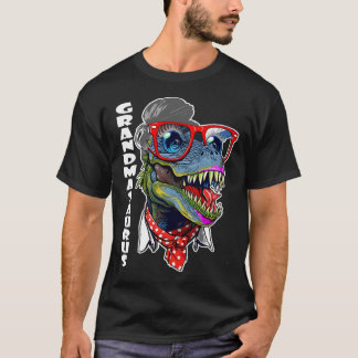 Grandmasaurus Rex Dinosaur Grandma Saurus Family M T-Shirt