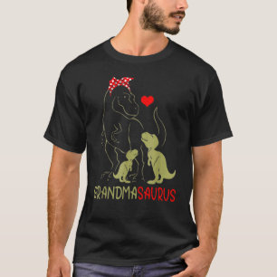 Grandmasaurus  Rex Grandma Saurus Dinosaur T-Shirt