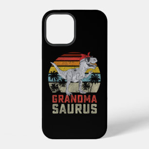 Grandmasaurus T Rex Dinosaur Grandma Saurus Family iPhone 12 Case