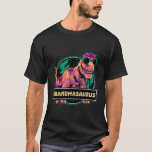 Grandmasaurus T Rex Grandma Saurus Dinosaur Family T-Shirt