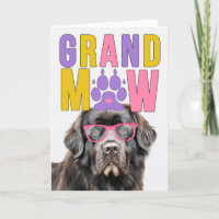 GrandMAW Newfoundland Dog Funny Grandparents Day