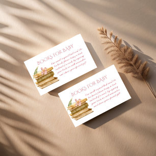 Grandmillenial baby shower book request enclosure card