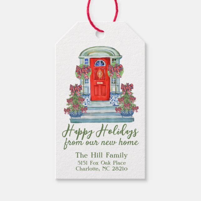 Grandmillenial New House Holiday  Gift Tags (Front)