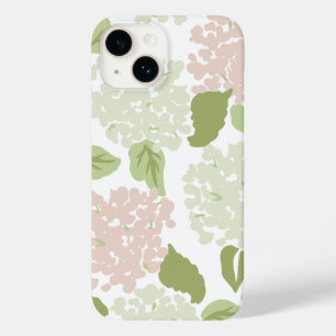 Grandmillenial pretty preppy hydrangea floral Case-Mate iPhone 14 case