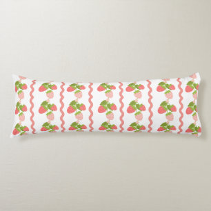 Grandmillenial strawberry pink sweet trendy body cushion
