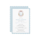 Grandmillennial Floral Crest Monogram | Bridal 