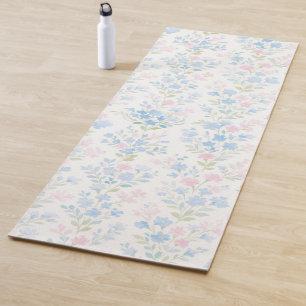 Grandmillennial Floral Yoga Mat