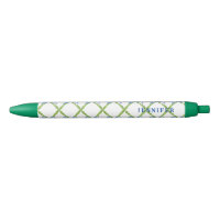 Grandmillennial Lattice with Blue Bow Personalised