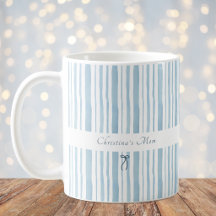 Grandmillennial Light Blue Stripe Elegant Cottage