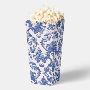 Grandmillennial Pink & Blue Damask Favour Box