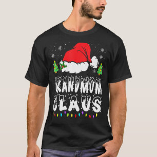 Grandmom Claus Family Matching Grandmom Claus Paj T-Shirt