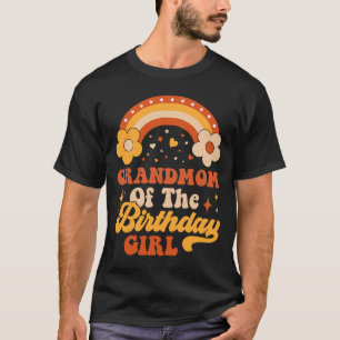 GrandMom Of The Birthday Groovy Matching Family T-Shirt
