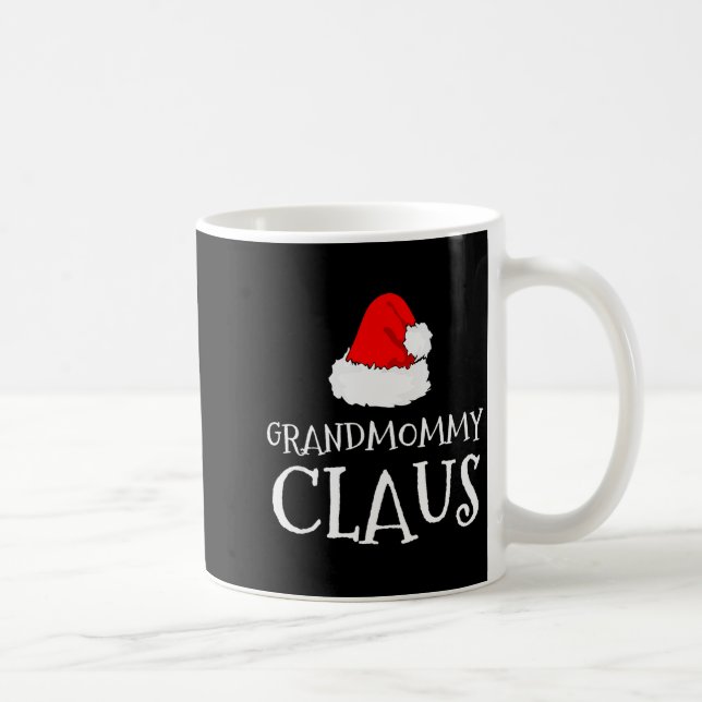 Grandmommy Claus Christmas Santa's Pajama Family M Coffee Mug (Right)