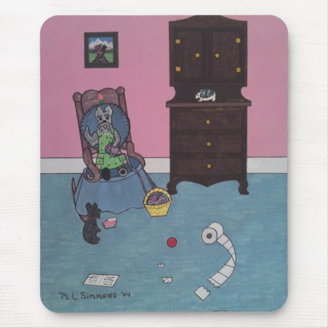 GRANDMOM'S LITTLE RASCAL MOUSE MAT (Front)