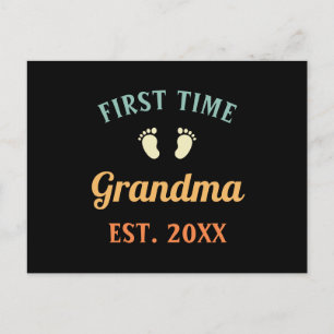 Grandmother Abuela Nonna Grammy First Time Grandma Postcard