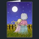 Grandmother and Granddaughter Card<br><div class="desc">A perfect card for Grandma from granddaughter... birthday,  grandparents' day... of just because!  Add your own text to the inside,  or leave blank to fill out your sentiments at home. © Molly Harrison</div>