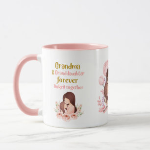 Grandmother and Granddaughter Forever Linked Mug