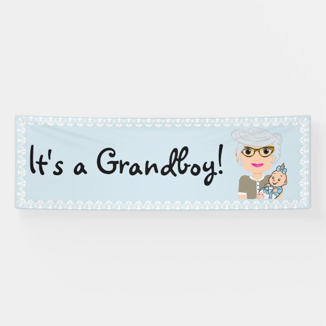 Grandmother Baby Shower Banner (Horizontal)