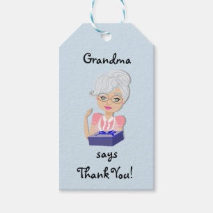 Grandmother Baby Shower Gift Tag