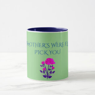 GRANDMOTHER FLOWERED personalised mug. Mug