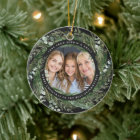 Grandmother foliage wreath photo Christmas black C