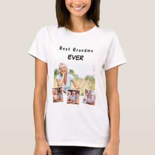 Grandmother grandma family photo collage T-Shirt