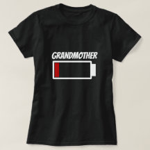 Grandmother Low Battery Power Energy Humour