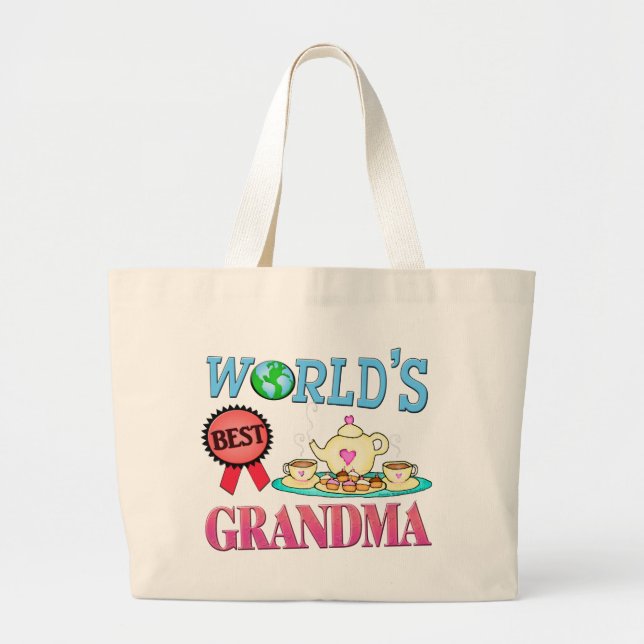 Grandmother Mother's Day Tote Bag (Front)