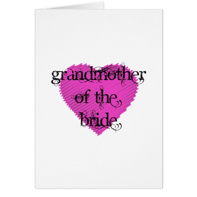 Grandmother of the Bride (Front)