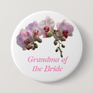 Grandmother of the bride/groom 7.5 cm round badge
