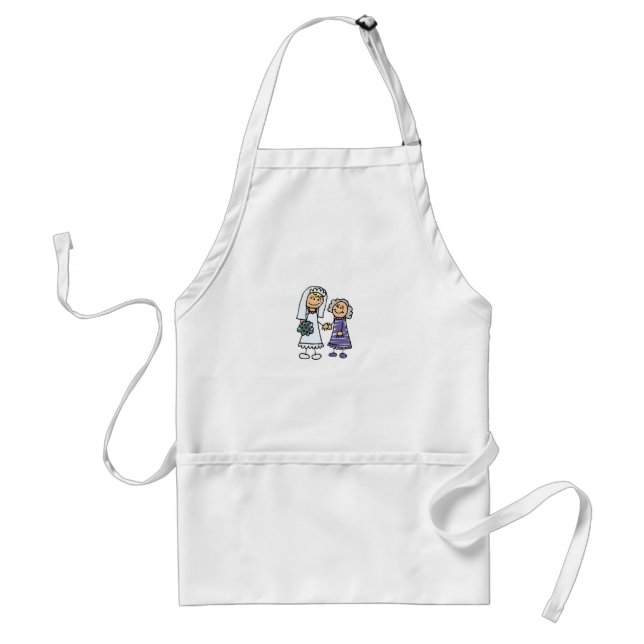 Grandmother Of The Bride On Wedding Day Standard Apron (Front)