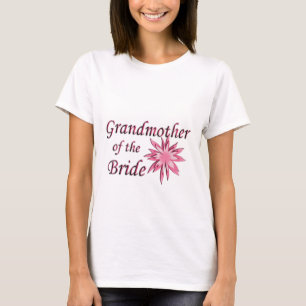 Grandmother of the Bride Pink T-Shirt