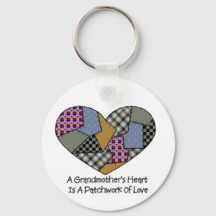 Grandmother Patchwork Keychain