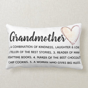 grandmother pillow personalised