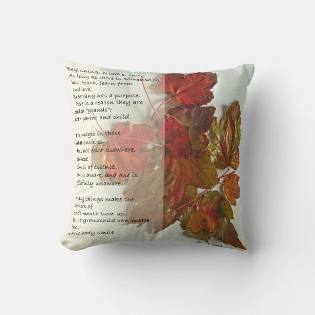 Grandmother Poem Cushion (Front)