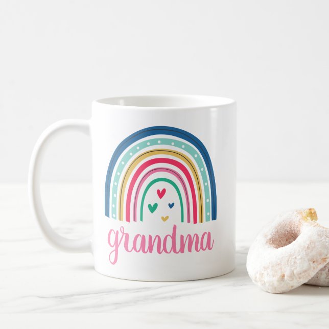 Grandmother Rainbow Coffee Mug (With Donut)