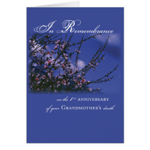 Grandmother, Remembrance 1st Anniversary